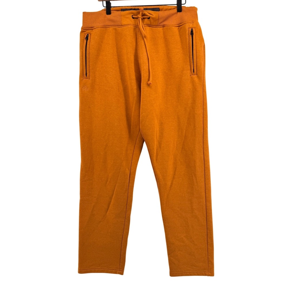 Jordan Craig Legacy Edition Mens Fleece Joggers Mustard Yellow Size L RN 79771